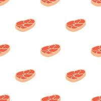 Fresh steak pattern seamless vector