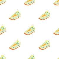 Big ship pattern seamless vector