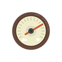 Atmosphere barometer icon flat isolated vector