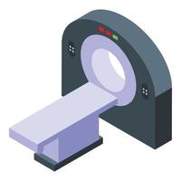 Mri scan icon isometric vector. Hospital ray vector