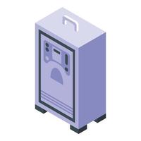 Health oxygen concentrator icon isometric vector. Home equipment vector