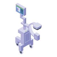 Hospital equipment icon isometric vector. Medical emergency vector