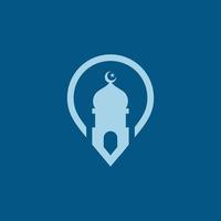 Modern Muslim Reminder logo designs concept vector, Islamic Mosque logo template icon vector