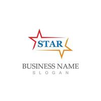 Star logo illustration design icon vector