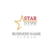 Star logo illustration design icon vector