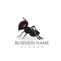 Ant logo vector illustration design symbol icon