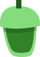 Vegetarian juice, icon, vector on white background.