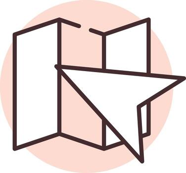 Shimpment navigation, icon, vector on white background.