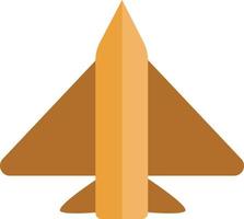 Army airplane, icon, vector on white background.