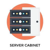 Trendy Server Cabinets vector