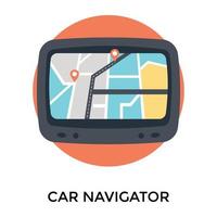 Trendy Gps Device vector