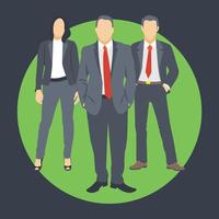 Trendy Business People vector