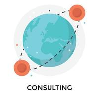 Global Connection Network vector