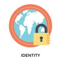 Trendy Internet Security vector