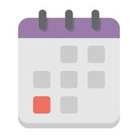 planificación de horarios de moda vector