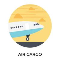 Trendy Air Cargo vector