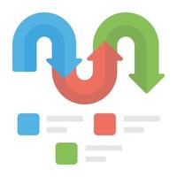 Trendy Modern Infographic vector