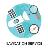 Navigation Satellite System vector