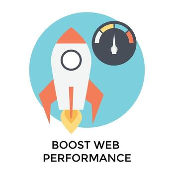 aumentar el tráfico web vector