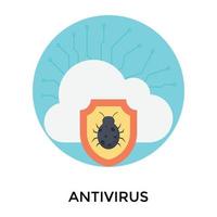 Trendy Antivirus Concepts vector