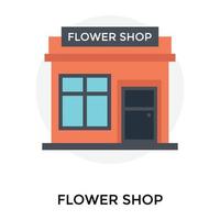 Trendy Flower shop vector