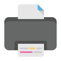 Trendy Printer Concepts vector