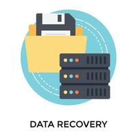 Trendy Data Recovery vector