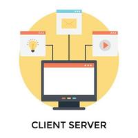 Trend Client Server vector