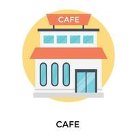 Trendy Cafe Concepts vector