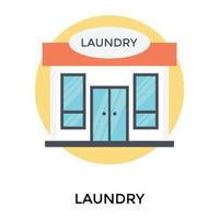 Trendy Laundry Concepts vector