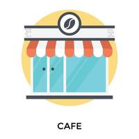 Trendy Cafe Concepts vector