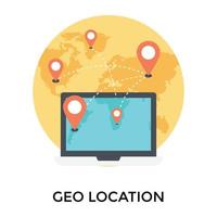 Online GPS Navigation vector