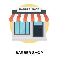 Trendy Barber shop vector