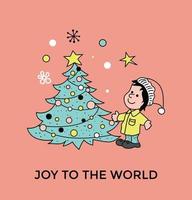 Joy to The World vector