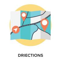 Trendy Direction Pointer vector