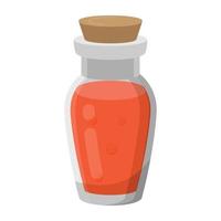 Chilli Sauce Glass Jar vector