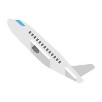 Trendy Plane Flight vector