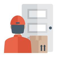 Trendy Home Delivery vector