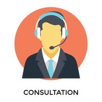 Trendy Consultation Concepts vector