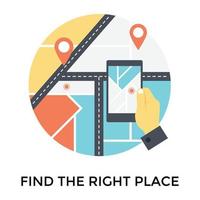 Android GPS Tracker vector
