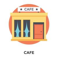 Trendy Cafe Concepts vector