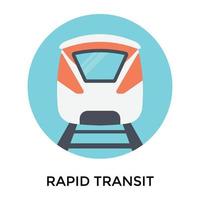 Trendy Rapid Transit vector