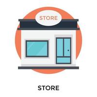 Trendy Store Concepts vector