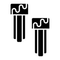 Churros Glyph Icon vector