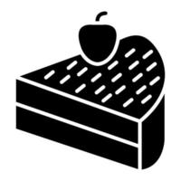 Dessert Glyph Icon vector