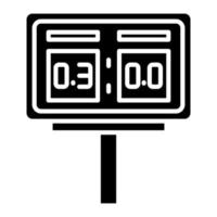 Scoreboard Glyph Icon vector