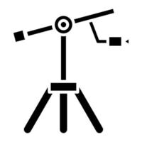Camera Crane Glyph Icon vector