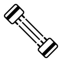 Chest Expander Glyph Icon vector