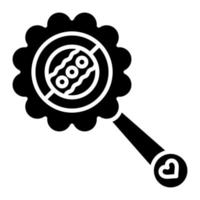 Rattle Glyph Icon vector