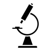 Microscope Glyph Icon vector